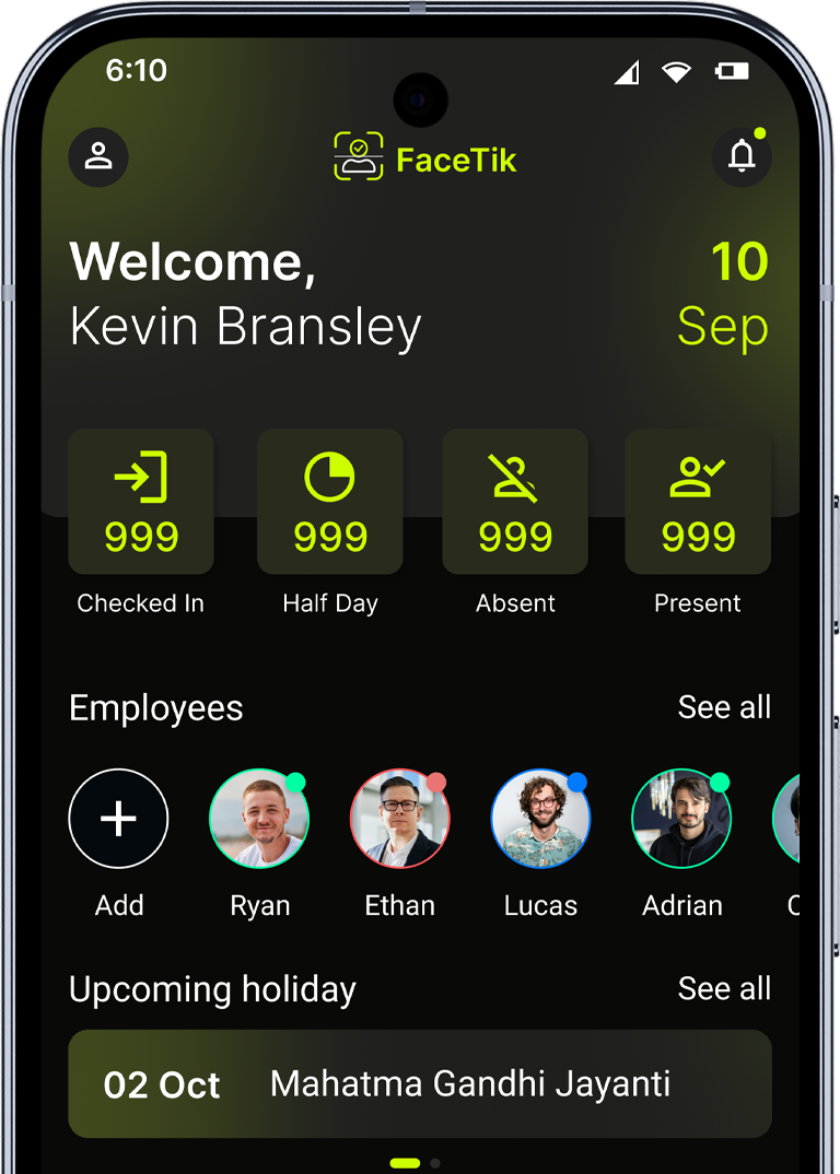 App screen