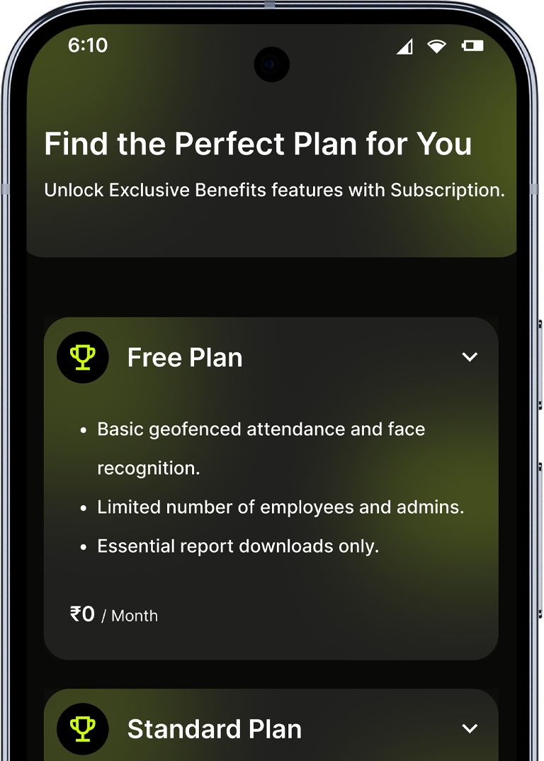 App screen