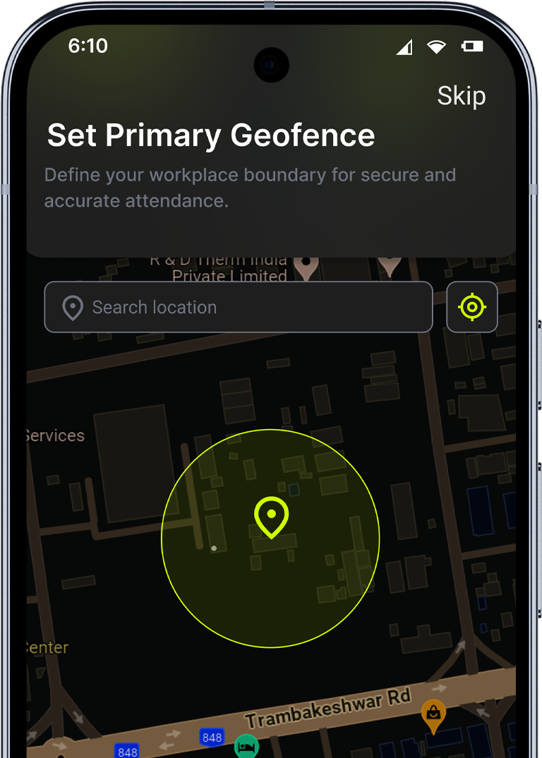 App screen